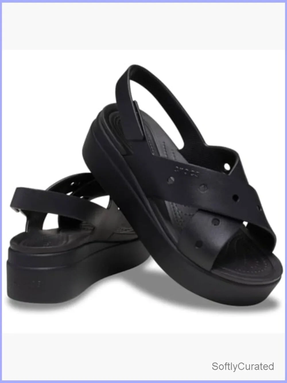 Women's Platform Wedge Sandals with Adjustable Ankle Strap - LiteRide - 1.7in